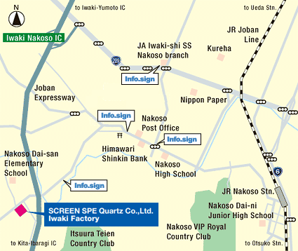 Iwaki Factory Map